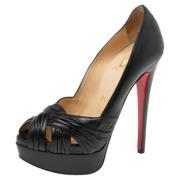 Christian Louboutin Pre-owned Pre-owned Laeder klackskor Black, Dam