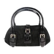 Loewe Pre-owned Pre-owned Läder handvskor Black, Dam