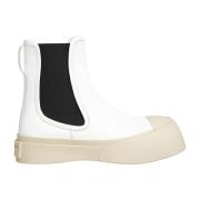 Marni Pablo Beatleboots i Nappaskinn White, Dam