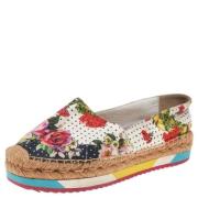 Dolce & Gabbana Pre-owned Pre-owned Canvas lgskor Multicolor, Dam