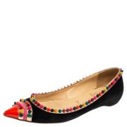 Christian Louboutin Pre-owned Pre-owned Mocka lgskor Black, Dam