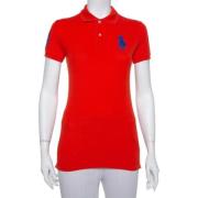 Ralph Lauren Pre-owned Pre-owned Stickat toppar Orange, Dam