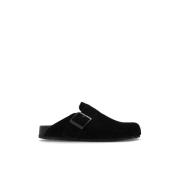 Balenciaga Sunday Suede Slides Black, Dam