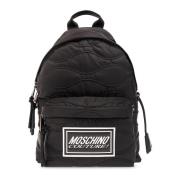 Moschino Vadderad ryggsäck Black, Herr