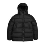 Rains Alta Puffer Parka - Vattentät Vinterjacka Black, Herr