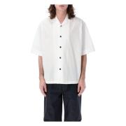 Jil Sander Klassisk Bowling Skjorta White, Herr