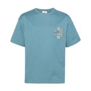 Etro T-shirts och Polos med Signature Pegaso Motiv Blue, Herr