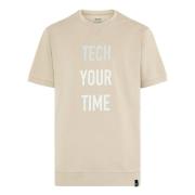 Boggi Milano T-Shirts Beige, Herr