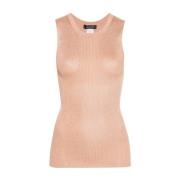 Fabiana Filippi Sleeveless Tops Pink, Dam