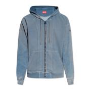 Diesel ‘D-Gir-S’ reflective hoodie Blue, Herr