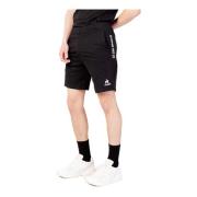 le coq sportif Svarta Tryckta Snörshorts Black, Herr