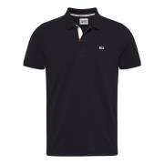 Tommy Jeans Polo T-Shirt Black, Herr