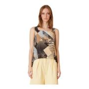 Manila Grace Sleeveless Tops Black, Dam