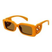 Gucci Orange Solglasögon med Originalfodral Orange, Dam