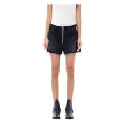 Haikure Bethany Dragkedja Shorts Black, Dam