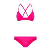 Zadig & Voltaire Bikini med logotryck Pink, Dam