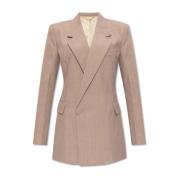 Victoria Beckham Blazer med fickor Purple, Dam