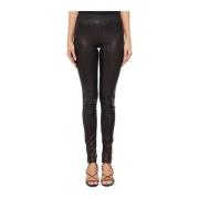 Isaac Sellam Läderleggings Black, Dam