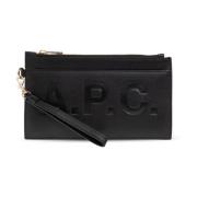 A.p.c. Påse med logotyp Black, Unisex