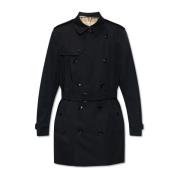 Burberry Bomullstrenchcoat Black, Herr