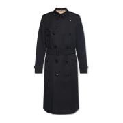 Burberry Kensington Lång Trenchcoat Black, Herr