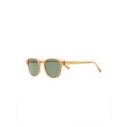 Moscot Arthur SUN Blonde Sunglasses Brown, Unisex