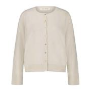 Sofie Schnoor Feminin Cardigan med Knappar Beige, Dam