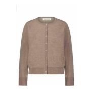 Sofie Schnoor Feminin Cardigan med Knappar Brown, Dam