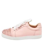 Christian Louboutin Pre-owned Pre-owned Laeder sneakers Pink, Dam