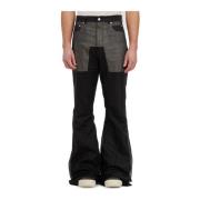 Rick Owens Bootcut Byxor Black, Herr