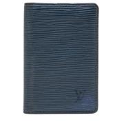 Louis Vuitton Vintage Pre-owned Laeder plnbcker Blue, Dam