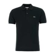 Lacoste Svart Piquet Polo Shirt Black, Herr