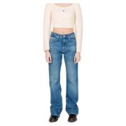 Calvin Klein Jeans Autentiska Bootcut Jeans Blue, Dam