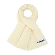 Jil Sander Kräm polyester halsduk Yellow, Herr