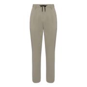 Boggi Milano B Tech B-Tech Stretch Nylon Byxor Beige, Herr