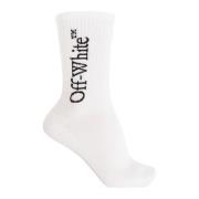 Off White Räfflade strumpor White, Herr