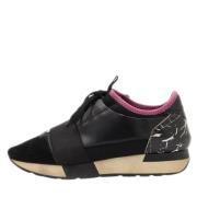 Balenciaga Vintage Pre-owned Tyg sneakers Black, Dam