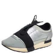 Balenciaga Vintage Pre-owned Laeder sneakers Gray, Dam