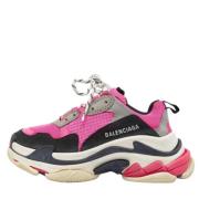 Balenciaga Vintage Pre-owned Laeder sneakers Pink, Dam