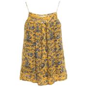 Isabel Marant Pre-owned Pre-owned Silke toppar Yellow, Dam