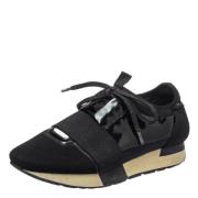 Balenciaga Vintage Pre-owned Laeder sneakers Black, Dam