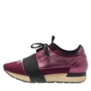 Balenciaga Vintage Pre-owned Tyg sneakers Purple, Dam