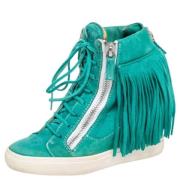 Giuseppe Zanotti Pre-owned Pre-owned Mocka sneakers Green, Dam