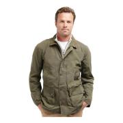 Barbour Oliven Ashby Casual Jacka Green, Herr