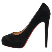 Christian Louboutin Pre-owned Pre-owned Mocka klackskor Black, Dam