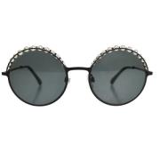 Chanel Vintage Pre-owned Plast solglasgon Black, Dam