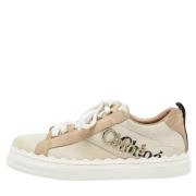 Chloé Pre-owned Pre-owned Canvas sneakers Beige, Dam