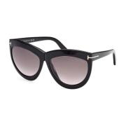 Tom Ford Ft1112 01B Sunglasses Black, Dam