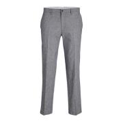 Jack & Jones Chinobyxor med Bältesöglor Gray, Herr