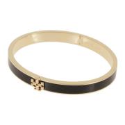 Tory Burch Guld Svart Emalj Armband Black, Dam